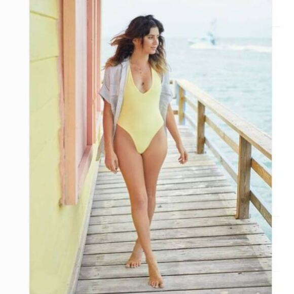 FLEUR SWIM - NWT $189 Floral One Piece Swimsuit M - Picture 4 of 10